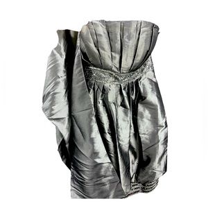 Grey prom dress size 12